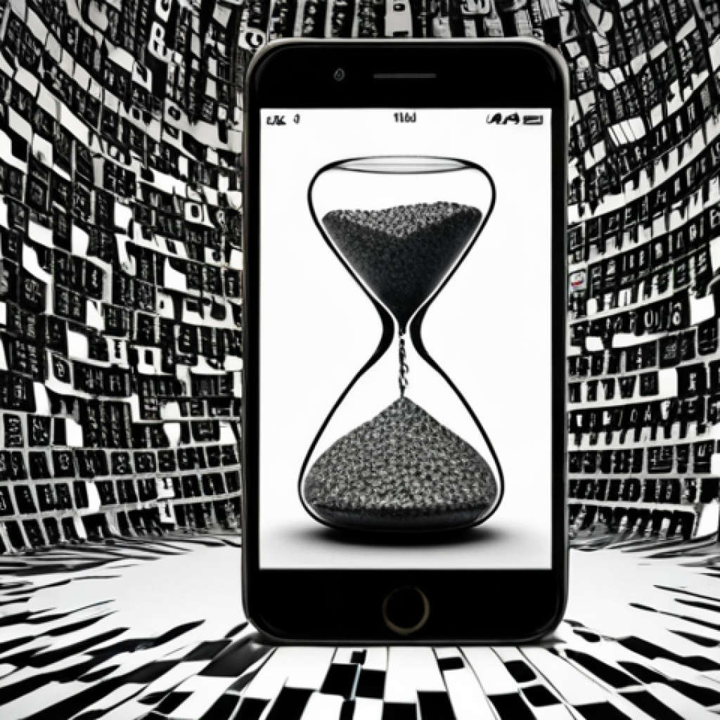 **Prompt:** A digital hourglass rapidly emptying on a smartphone screen, with a brand's logo appearing to dissolve into chaotic pixels in the background. Around it, a torrent of angry social media comments and viral hashtags swirls, symbolizing an out-of-control digital crisis. Emphasize the urgency and the destructive power of delayed responses.